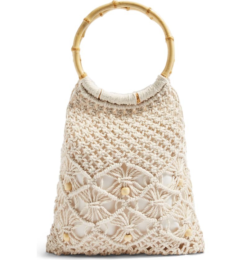 Topshop Sami String Macramé Tote | Nordstrom | Nordstrom