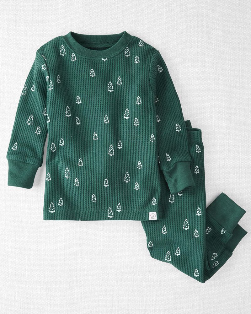 Waffle Knit Evergreen Trees Pajamas Set | Carter's