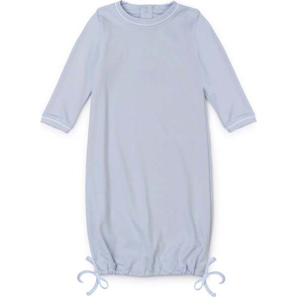 George Pima Cotton Daygown, Light Blue | Maisonette