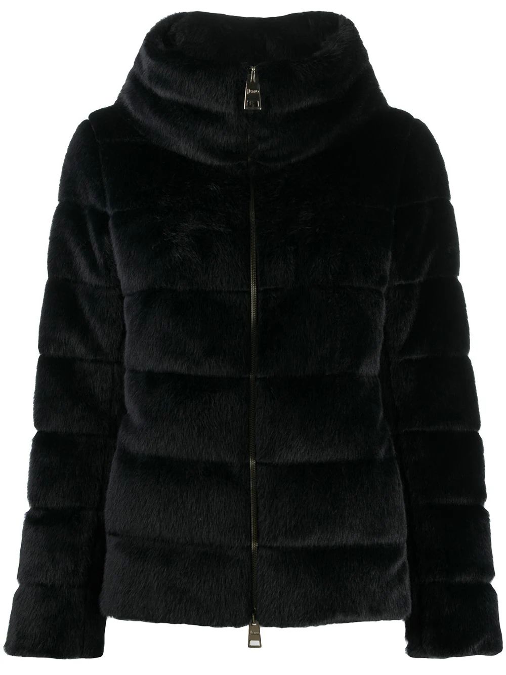 faux-fur padded jacket | Farfetch Global
