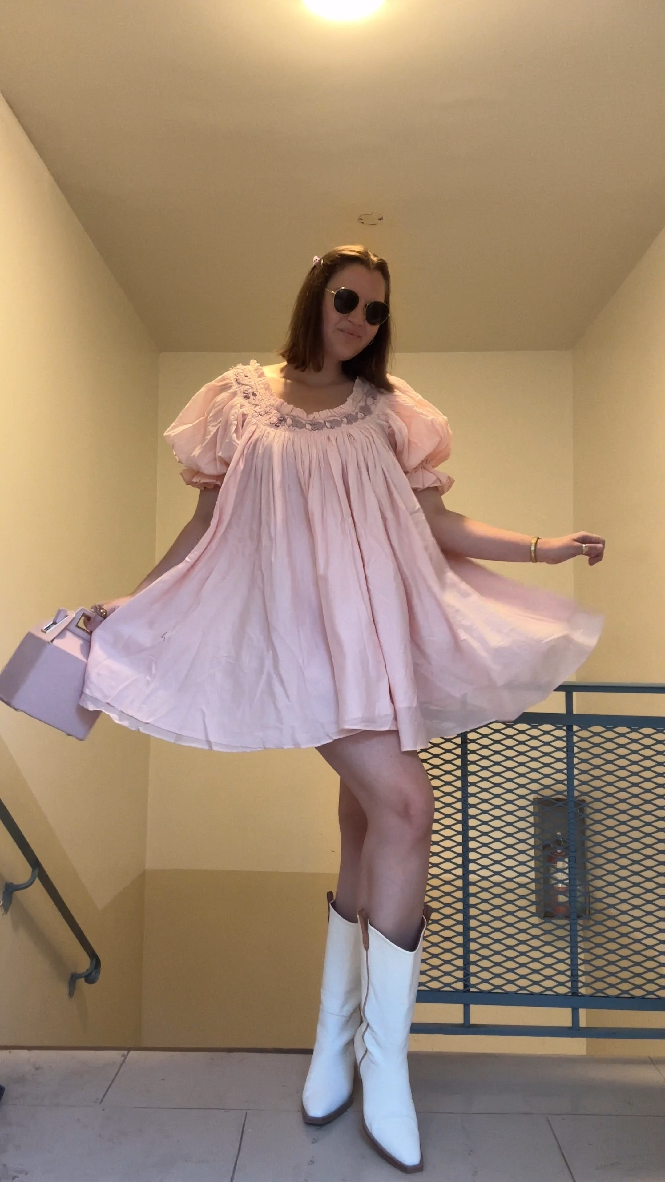 Pink summer outfit, mini dress, revolve, free people 

#LTKFindsUnder100 #LTKFindsUnder50 #LTKStyleTip