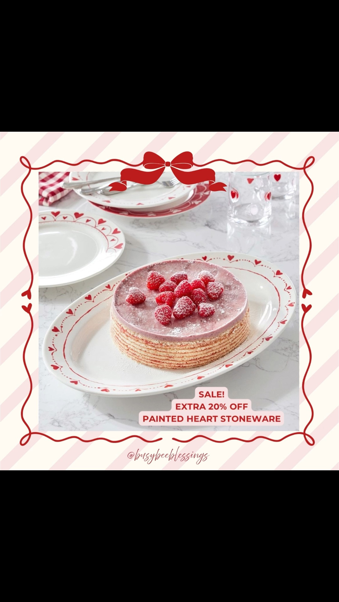 ❣️Painted Hearts Serving Platter ❣️
✨ Clearance steal: now $22.97 (originally $59.50)✨
This Painted Hearts Serving Platter is the kind of piece that instantly elevates your table. Hand-painted heart details give it a charming, artisanal feel that works just as beautifully for everyday use as it does for Valentine’s Day. Style it with desserts, appetizers, or let it shine as decor on open shelving or a coffee table.

#LTKHome #LTKValentine #LTKSaleAlert