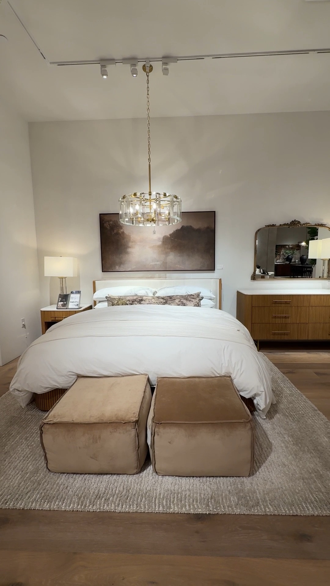 Luxe chic bedroom inspo!✨ Featuring the Finnley Collection from Arhaus in the warm Honey finish for such a luxe, high-end master bedroom look. 💫 The rich wood tones and sophisticated styling on the bed, dresser, and nightstands create a space that feels polished and timeless. 🤎 A stunning collection for creating that elegant boutique hotel feel at home. Sale alert—linked the whole setup and more from the Finnley collection! 🤩 #MasterBedroom #HomeDecor #BedroomInspo

#LTKHome #LTKSaleAlert