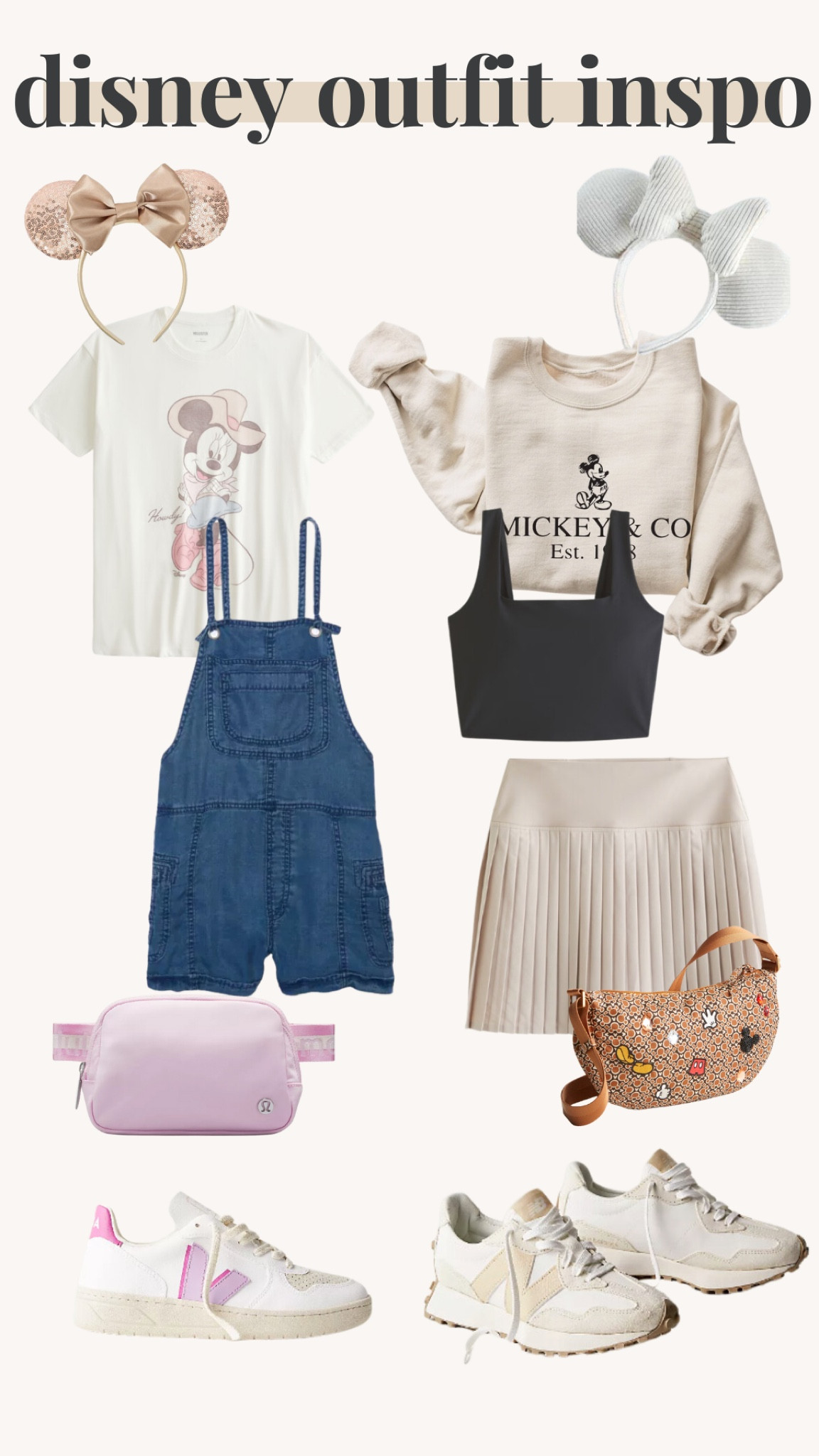 Disney outfit inspo for women! 

Mickey Mouse, neutral fashion, Disney land, world, belt bag, fall fashion 

#LTKTravel #LTKStyleTip #LTKU