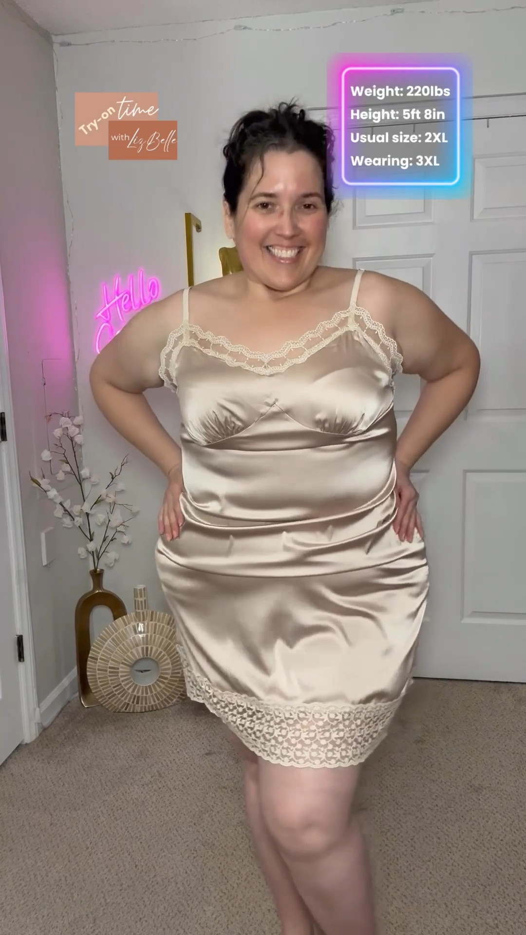 This lace trim slip dress nightgown is a timeless wardrobe essential that blends comfort and femininity. Featuring adjustable spaghetti straps and a smooth, lightweight fabric, it offers a flattering drape that feels soft against the skin. Ideal for sleeping, relaxing at home, or wearing as a layering piece under dresses and skirts. The delicate lace hem adds a subtle romantic detail while keeping the look simple and wearable. Perfect for anyone looking for versatile sleepwear that feels comfortable yet polished.

Simply Lizbelle 
• Confidence Starts Here •
 Fashion | Lifestyle l Wellness 
🛍 amazon.com/shop/lizbellem | 
🎥 YouTube @lizbellelopez | 
📱 tiktok.com/@lizbellem | 
📸 instagram.com/lizbellem | 
📌 pinterest.com/lizbellelopez | 
📘 facebook.com/lizbellem | 
💼 LTK /simplylizbelle | 
🌐 simplylizbelle.com


#LTKOver40 #LTKmomlife #LTKGiftGuide