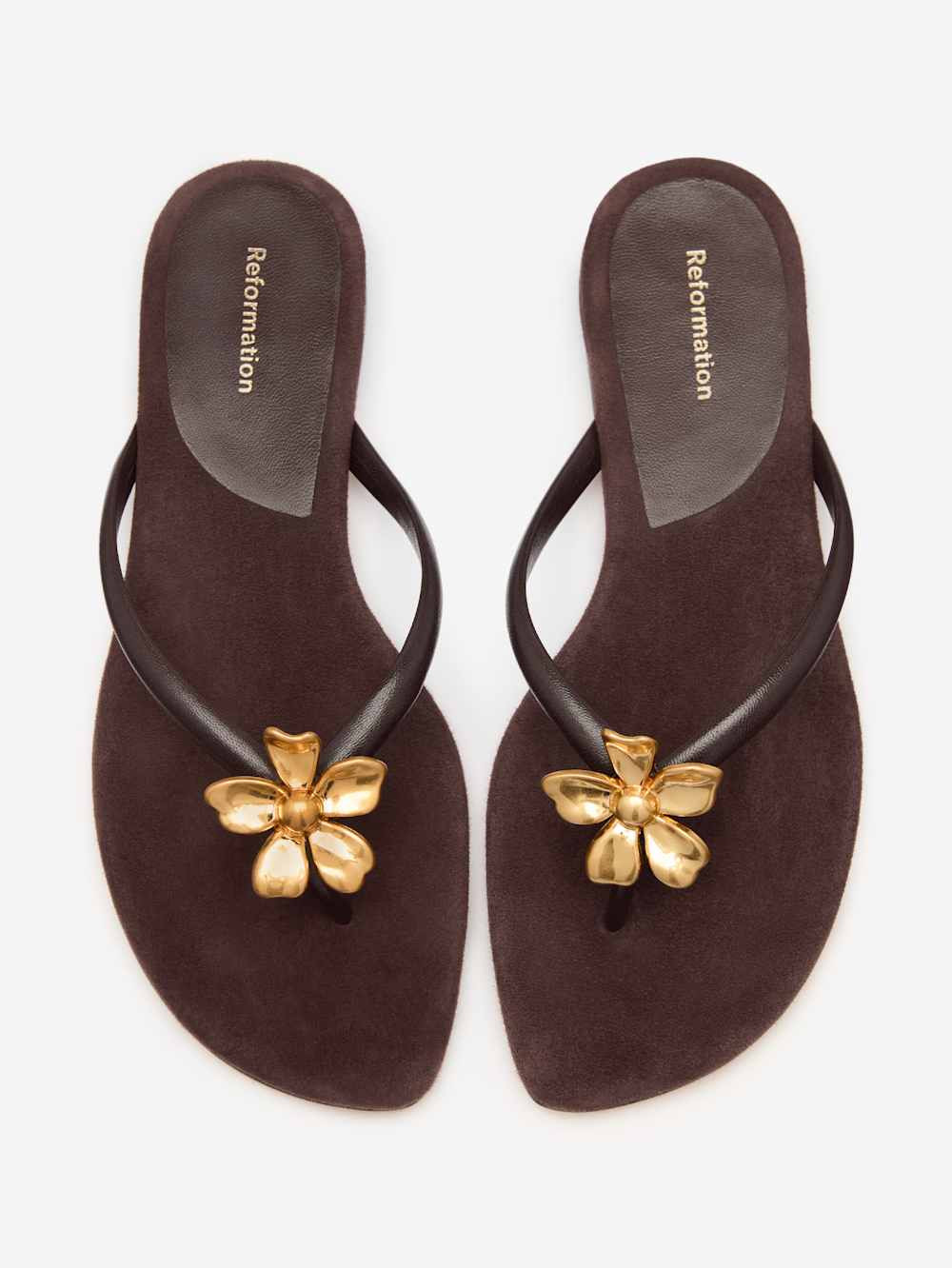 Onyx Thong Sandal | Reformation (Global)