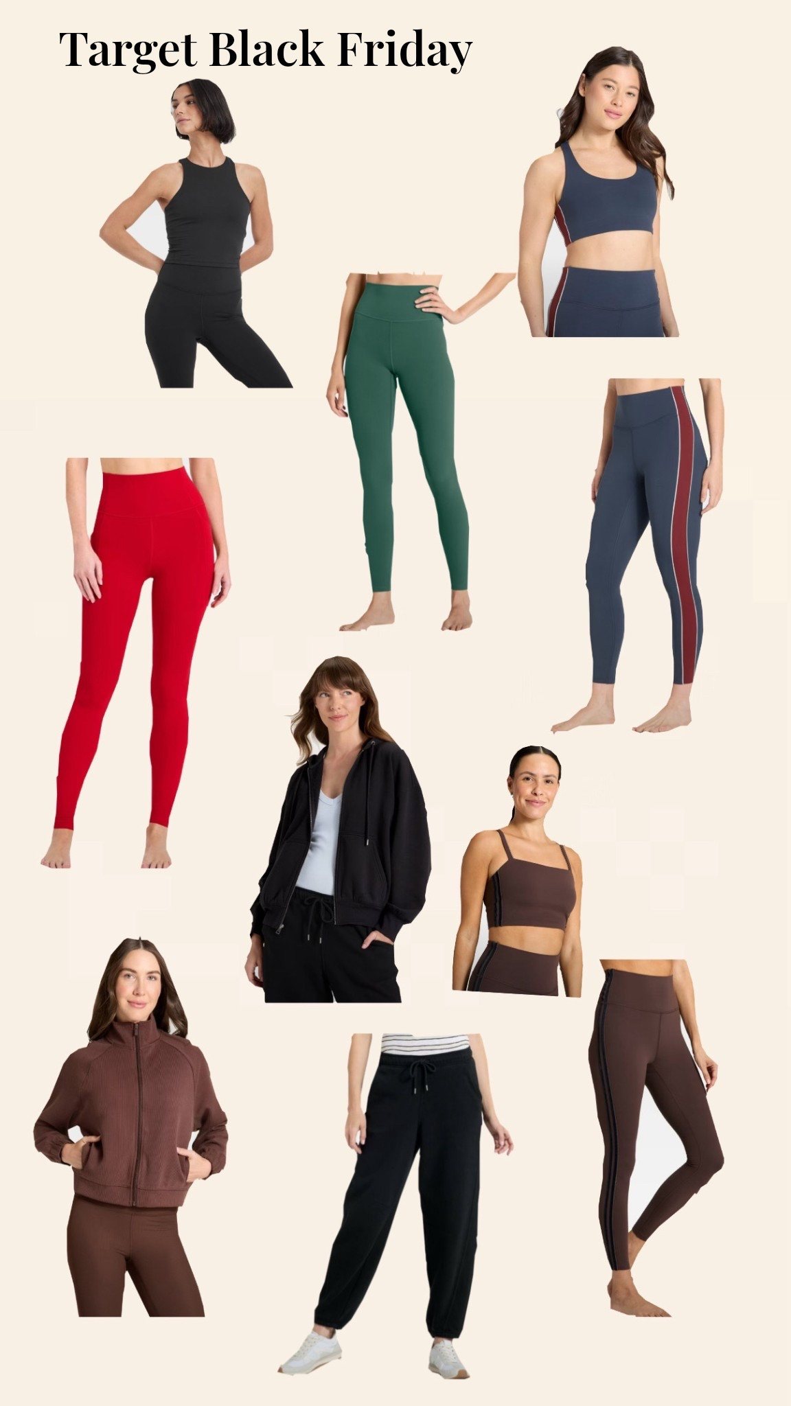 Women’s workout attire is 50% off at Target for Black Friday!!!! 🎯 all of these are in my cart right now 

#LTKSaleAlert #LTKFindsUnder50 #LTKfitnessgoals