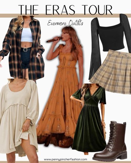 Evermore style. 
Taylor swift outfit ideas for the Eras tour. 
The Eras Tour movie outfits
Taylor Swift concert outfits
2024 Taylor swift concert style
Taylor swift outfits 
The Eras outfit Ideas
Evermore concert outfit ideas

#LTKfindsunder50 #LTKstyletip #LTKshoecrush