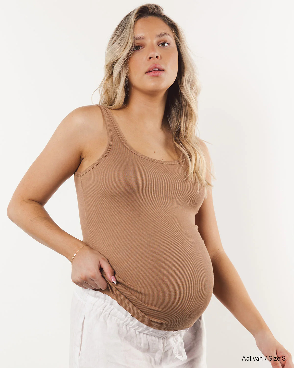 The Daily Ribbed Tank (Deep Camel) | Embrace Company Limited