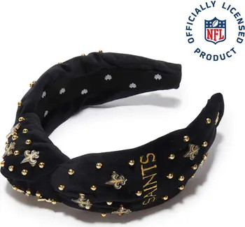 New Orleans Saints Embellished Knotted Headband | Nordstrom