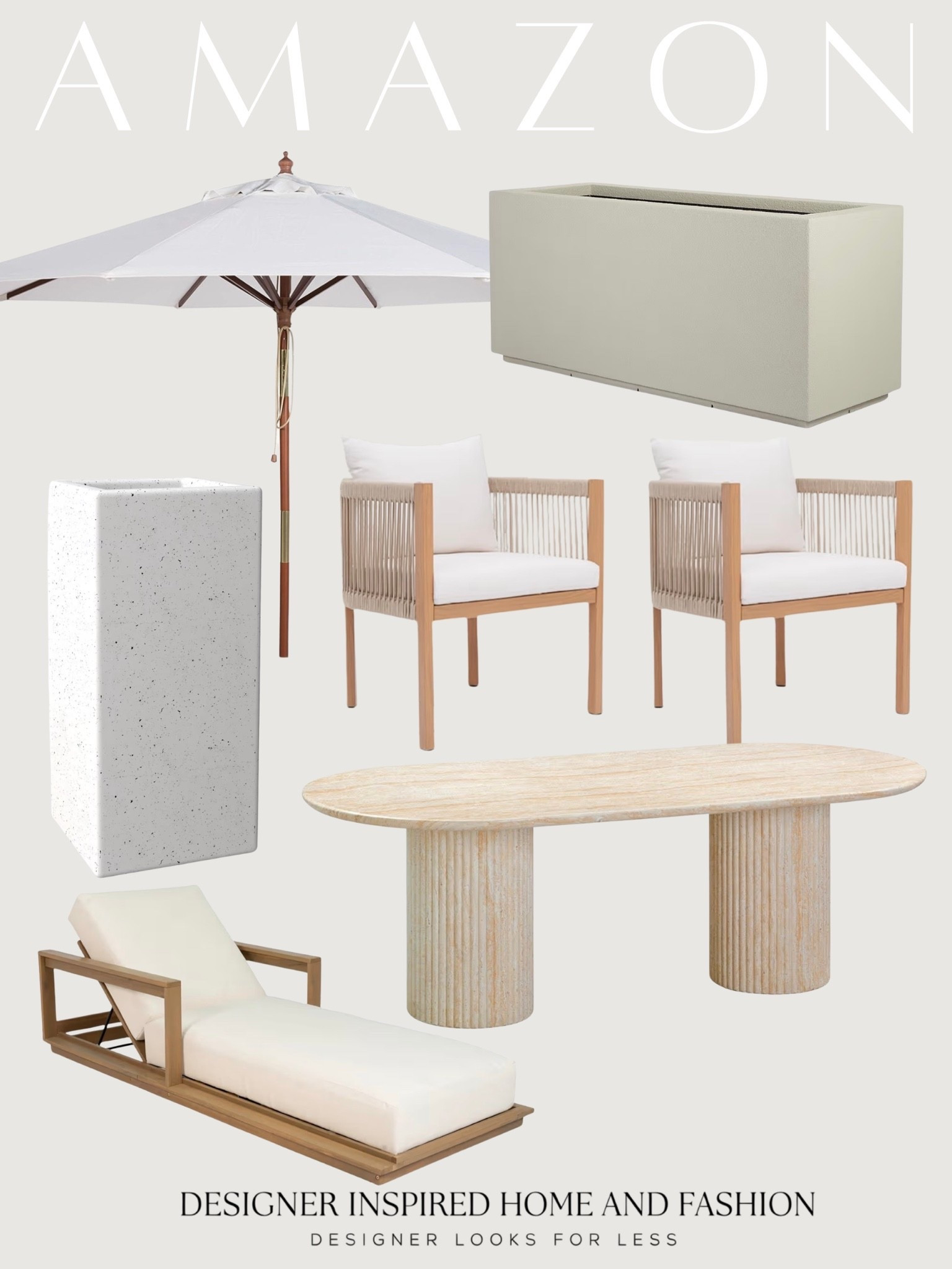 Amazon neutral outdoor finds! Loving the outdoor loungers!

#LTKHome