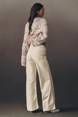 The Robbie Corduroy High-Rise Flare Jeans by Pilcro | Anthropologie (US)