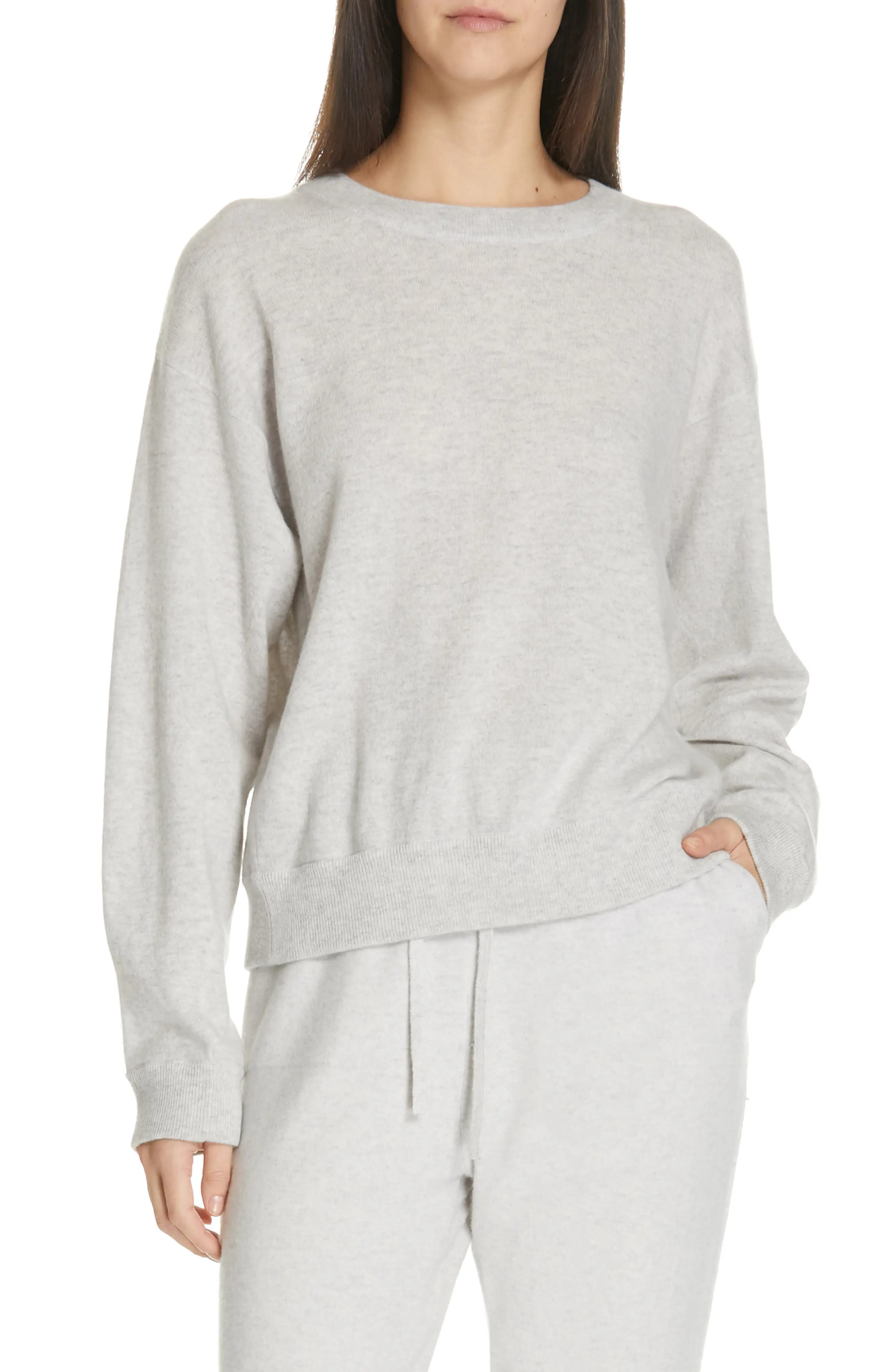 Women's Vince Boxy Cashmere Sweater, Size X-Small - Grey | Nordstrom