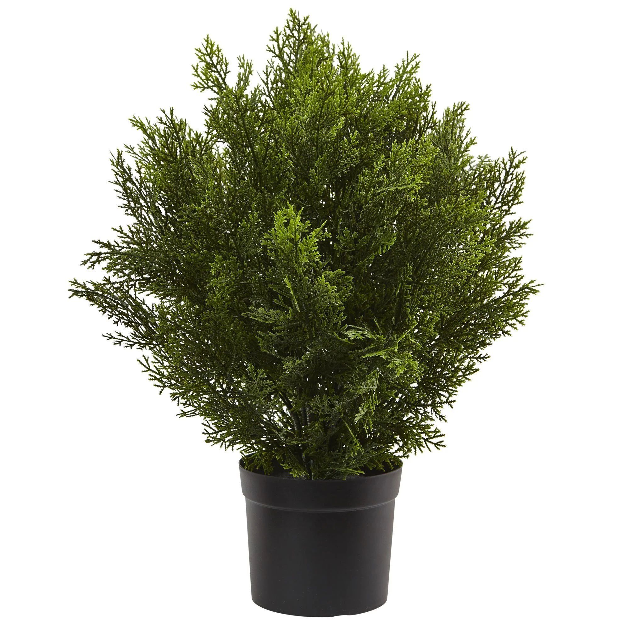 2’ Artificial Cedar Bush (Indoor/Outdoor) | Nearly Natural
