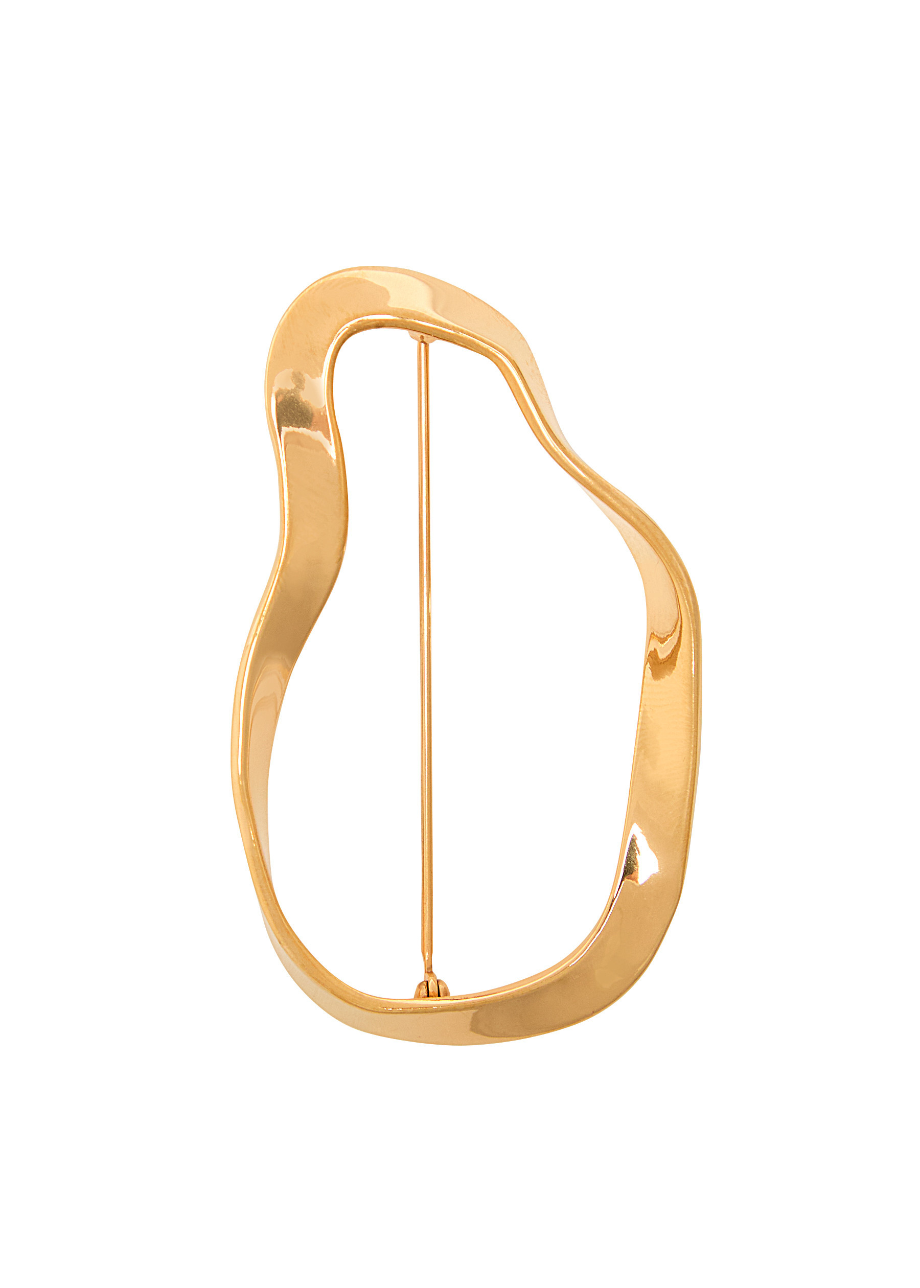 Vera 18kt gold vermeil brooch | Harvey Nichols