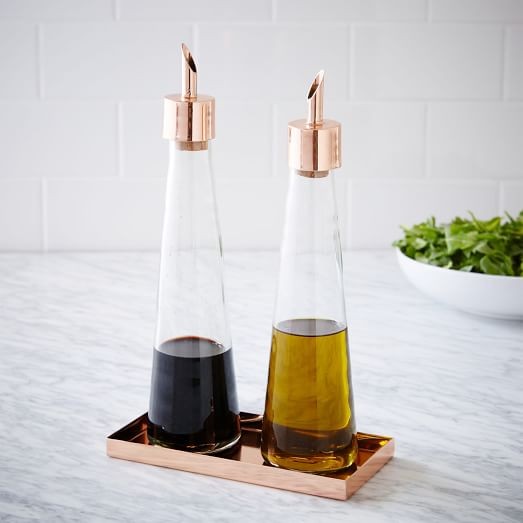 Copper Oil + Vinegar Set | West Elm (US)