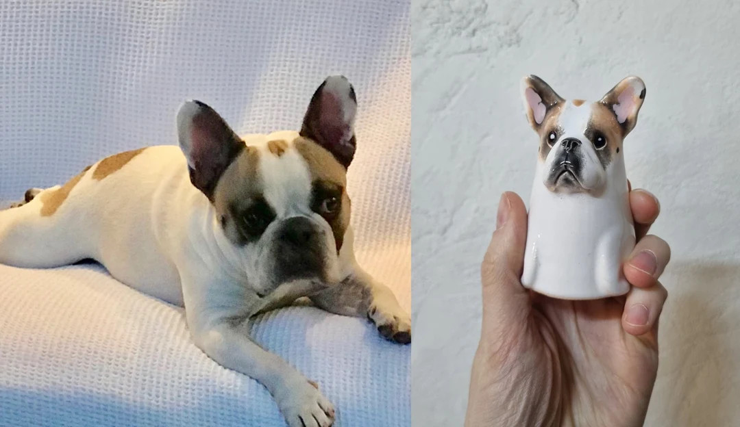 Custom Pet Portrait, Personalized Pets Painting, Ceramic Portrait from Photo Figurine, Art Cat Sc... | Etsy (US)