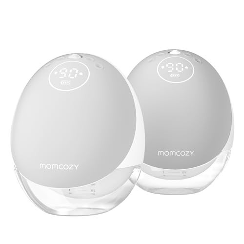 Momcozy Breast Pump Hospital-Grade, Hands Free Breast Pump App with Leak-Proof DoubleFit Flange, Personalized Multi-Modes & 15 Levels, 2 Count | Amazon (US)