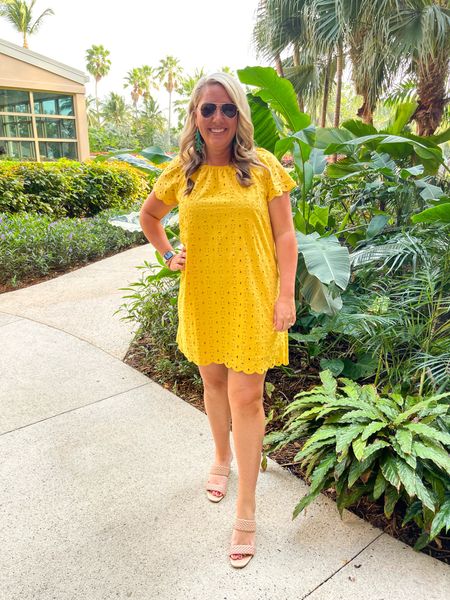 Loving this under $25 scalloped eyelet dress from Walmart! I paired it with these Target block heel sandals and Ray-Ban aviator sunglasses. Such a a fun resort wear look that would also be a cute Easter dress! Dress fits true to size. I’m 5’8” and in a size Large. . Walmart fashion, Walmart finds, spring outfit ideas, family photo dress, wedding guest dress

#ltkunder50 #ltkunder100 #ltkstyletip #ltkseasonal #ltktravel #ltkworkwear #ltkfind #ltksalealert #ltkhome #ltkcurves #LTKSeasonal #LTKunder50 #LTKstyletip

#LTKunder50 #LTKSeasonal #LTKwedding