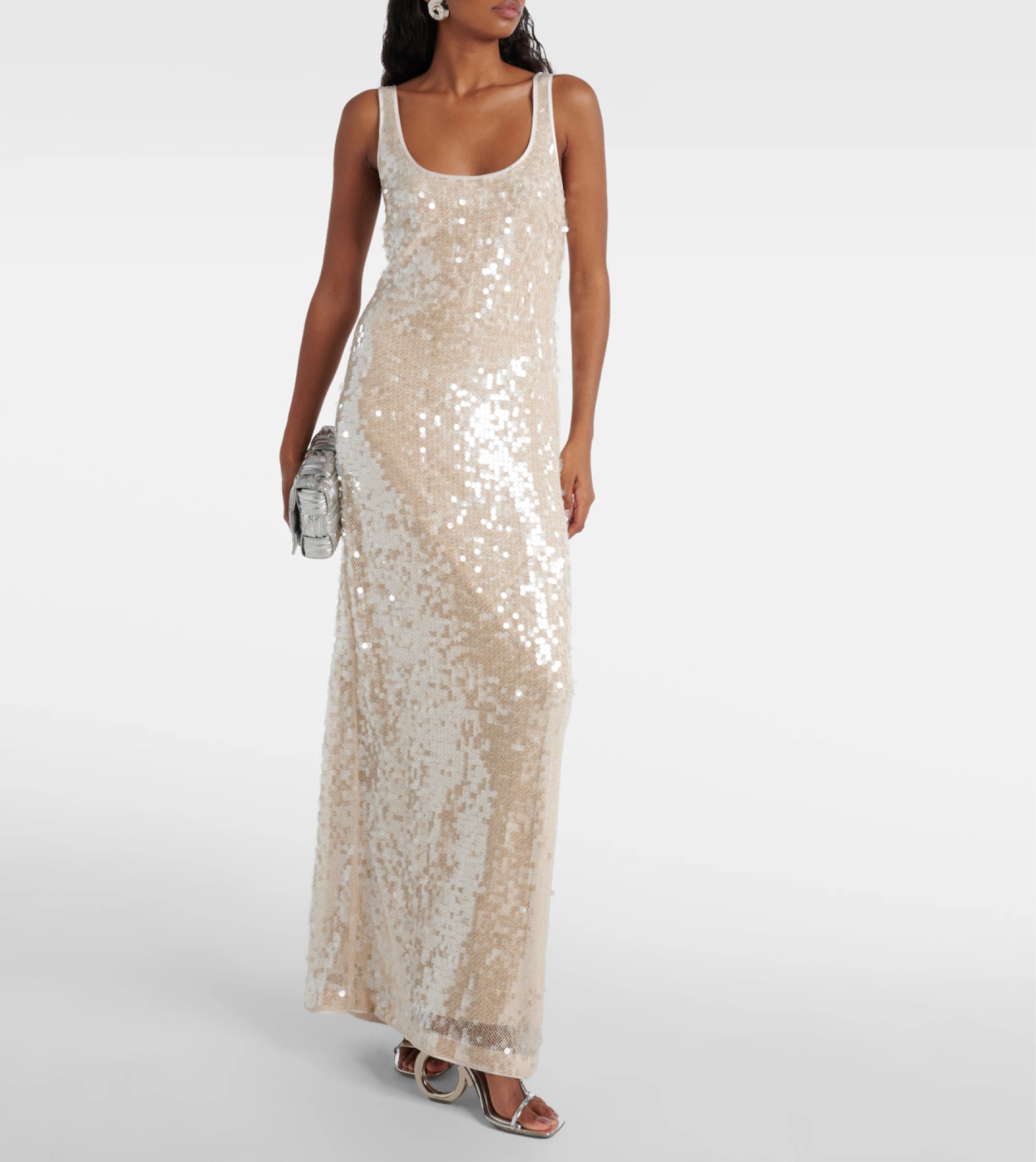 SIMKHAI Bex sequined maxi dress
