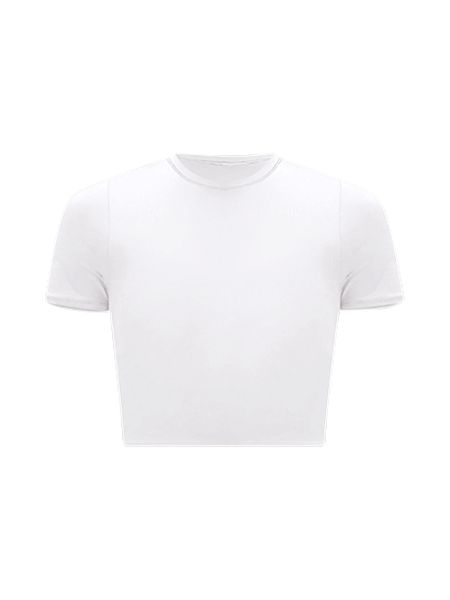 Wundermost Ultra-Soft Nulu Crewneck Cropped T-Shirt | Lululemon (US)