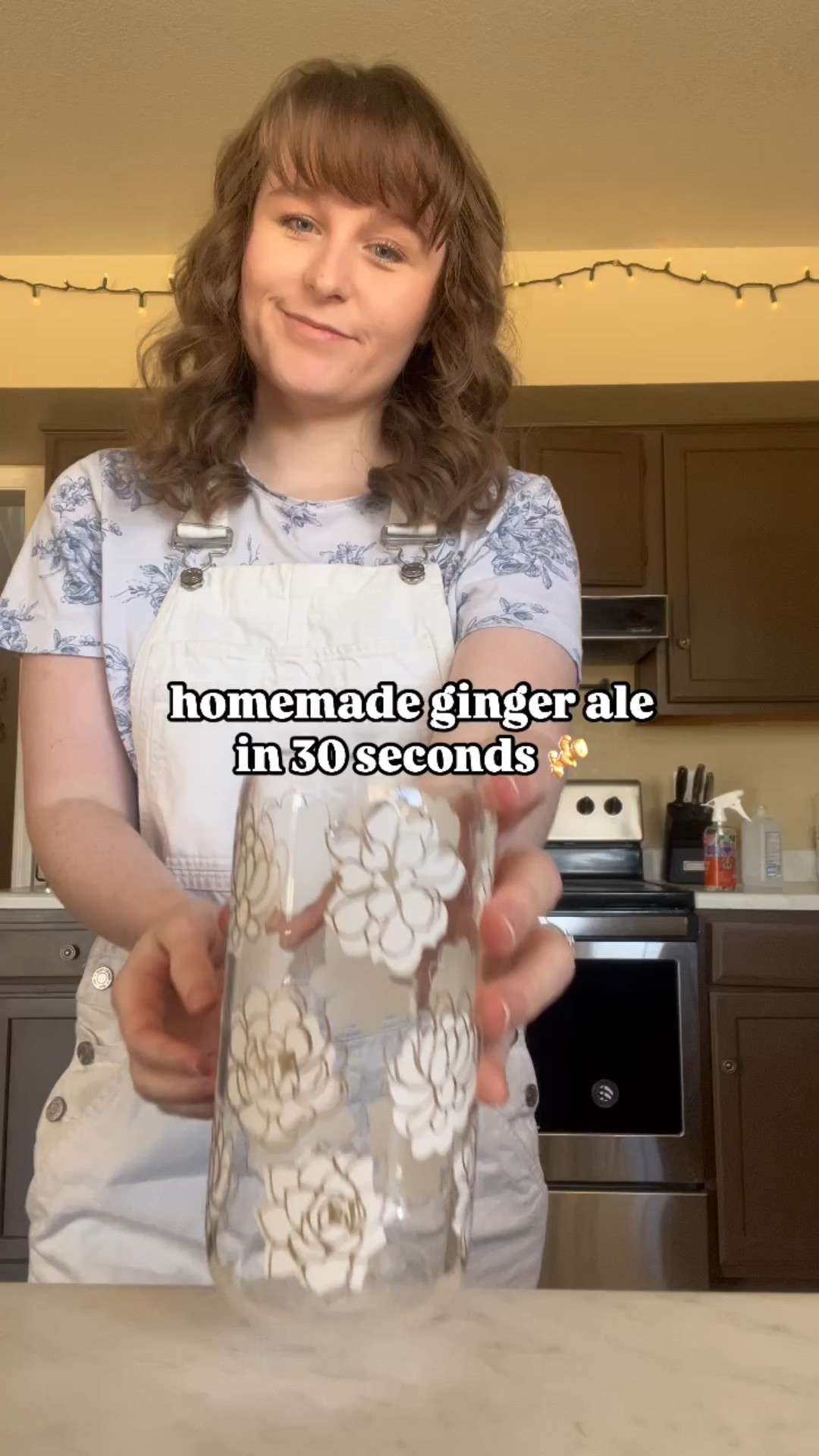 homemade ginger ale recipe!! 

to make the concentrate for the ginger ale i steep cut up ginger on the stove in water for 30+ minutes. 

then i let the ginger water cool and strain into a jar. i add lemon juice and maple syrup to sweeten and then refrigerate the concentrate. 

follow @thatgenzhomemaker here and on instagram for more recipes



#LTKSeasonal #LTKHome #LTKWatchNow