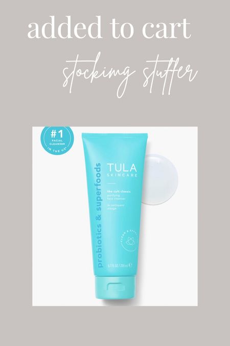 My go to beauty product is on sale now! I wash my face daily with this clarifying face wash from Tula! #facewash #tulaskincare #beautyproducts #giftsforher #giftsforteen 

#LTKGiftGuide #LTKCyberWeek #LTKbeauty