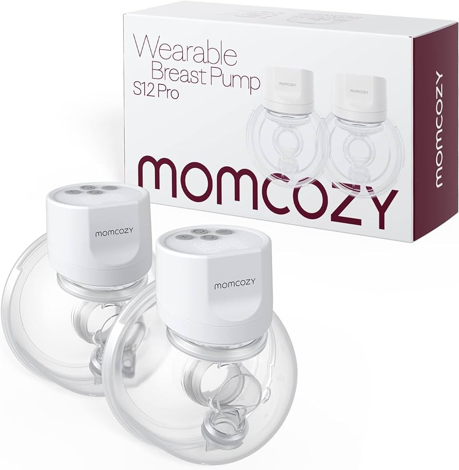 Momcozy Breast Pump S12 Pro Hands-Free, Wearable & Wireless Pump with Soft Double-Sealed Flange, ... | Amazon (US)