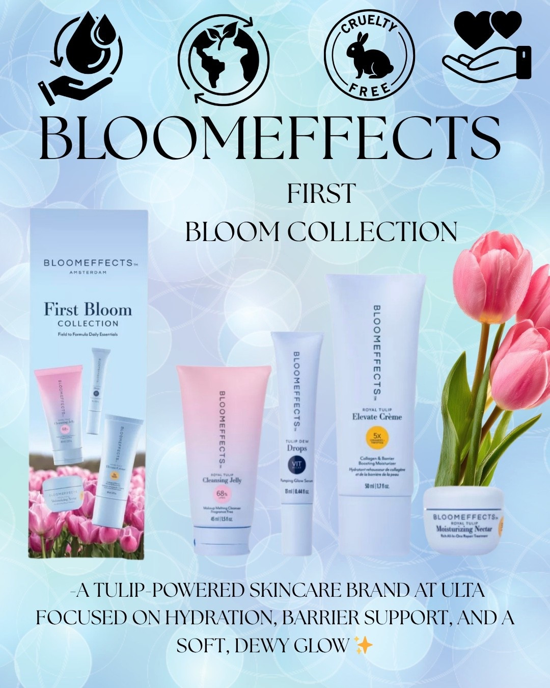 BloomEffects just launched its First Bloom Collection at Ulta 🌸✨ and I’m already obsessed.

Soft, skin-loving formulas that feel like a fresh start for your routine — lightweight, glowy, and effortlessly pretty. The kind of skincare that makes you want to slow down and enjoy the process.

Shop my wishlist on LTK 🤍 #LTKbeauty #UltaBeauty #Bloomeffects

#LTKMothersDay #LTKBeauty #LTKselfcare