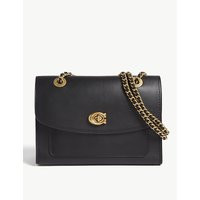 Coach Ladies Black Parker Leather Shoulder Bag | Selfridges