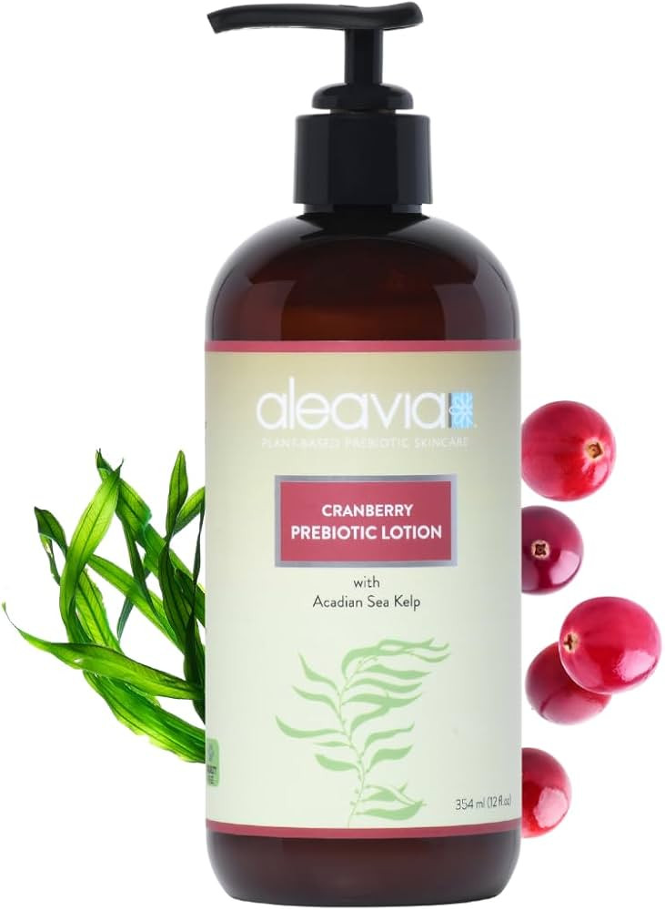 Aleavia Cranberry Prebiotic Body Lotion – Lightly Scented, All-Natural Moisturizing Seasonal Bo... | Amazon (US)