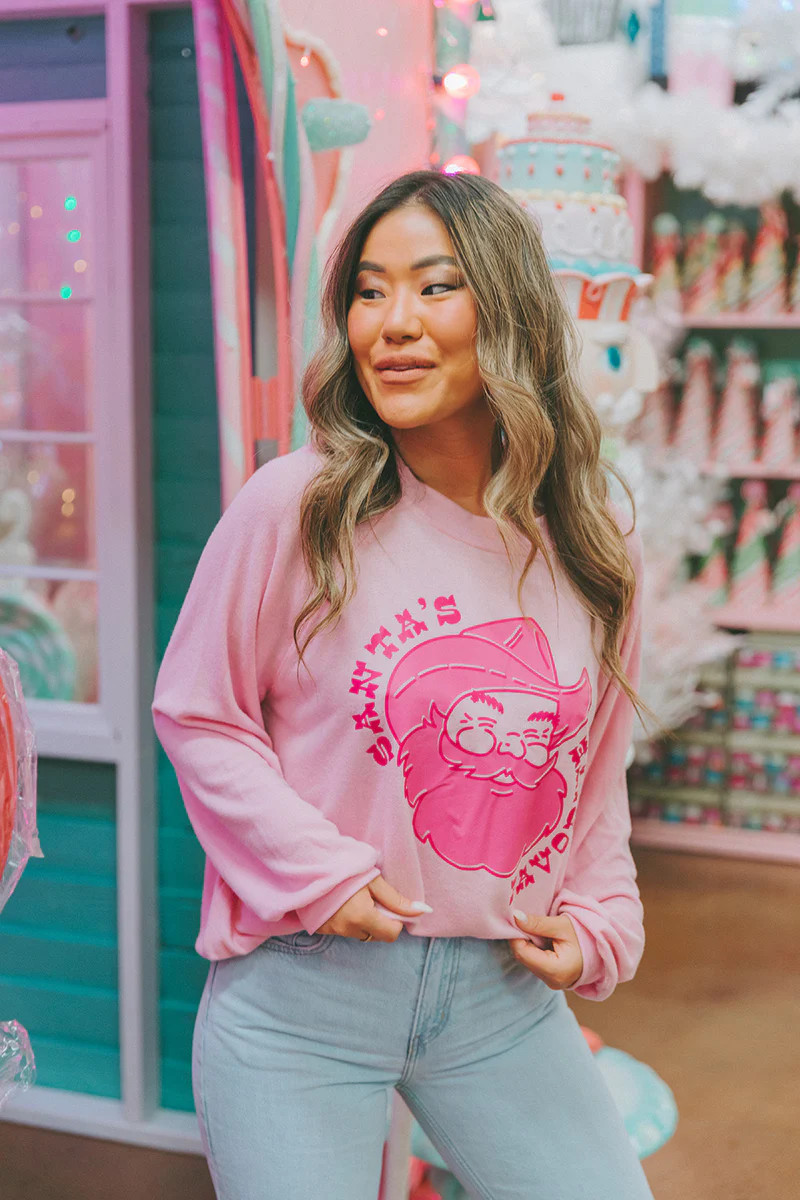 BuddyLove | Courtney Graphic Sweatshirt | Santas Favorite | BuddyLove