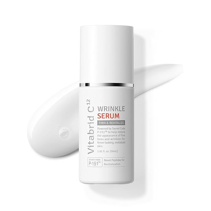 Vitabrid C12 Wrinkle Serum, Wrinkle-fighting Proprietary Peptide, Line Smoothing Peptide Complex,... | Amazon (US)