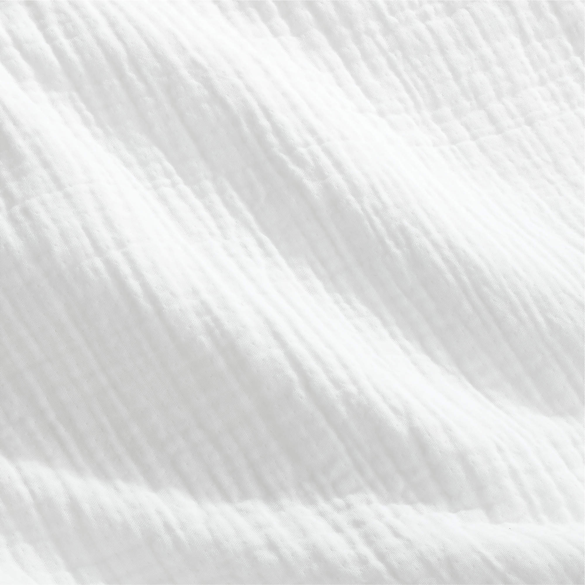 Alto Organic Cotton Gauze White King Duvet Cover + Reviews | CB2 | CB2