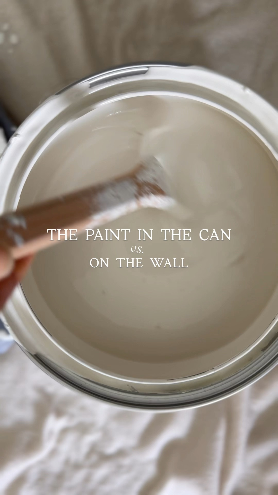 Seeing the paint in the can vs on the wall is always so different! Linked this color below! 🤍

#LTKHome