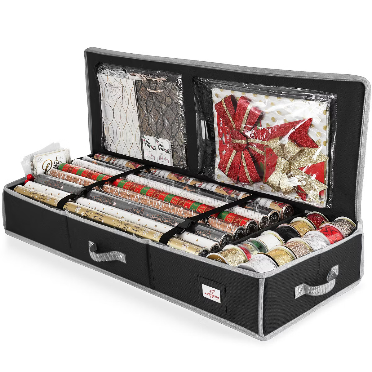 Hearth & Harbor Christmas Wrapping Paper & Holiday Accessories Storage Container | Target