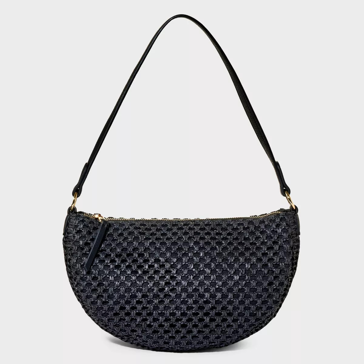 Straw Half Moon Shoulder Bag - Universal Thread™ | Target