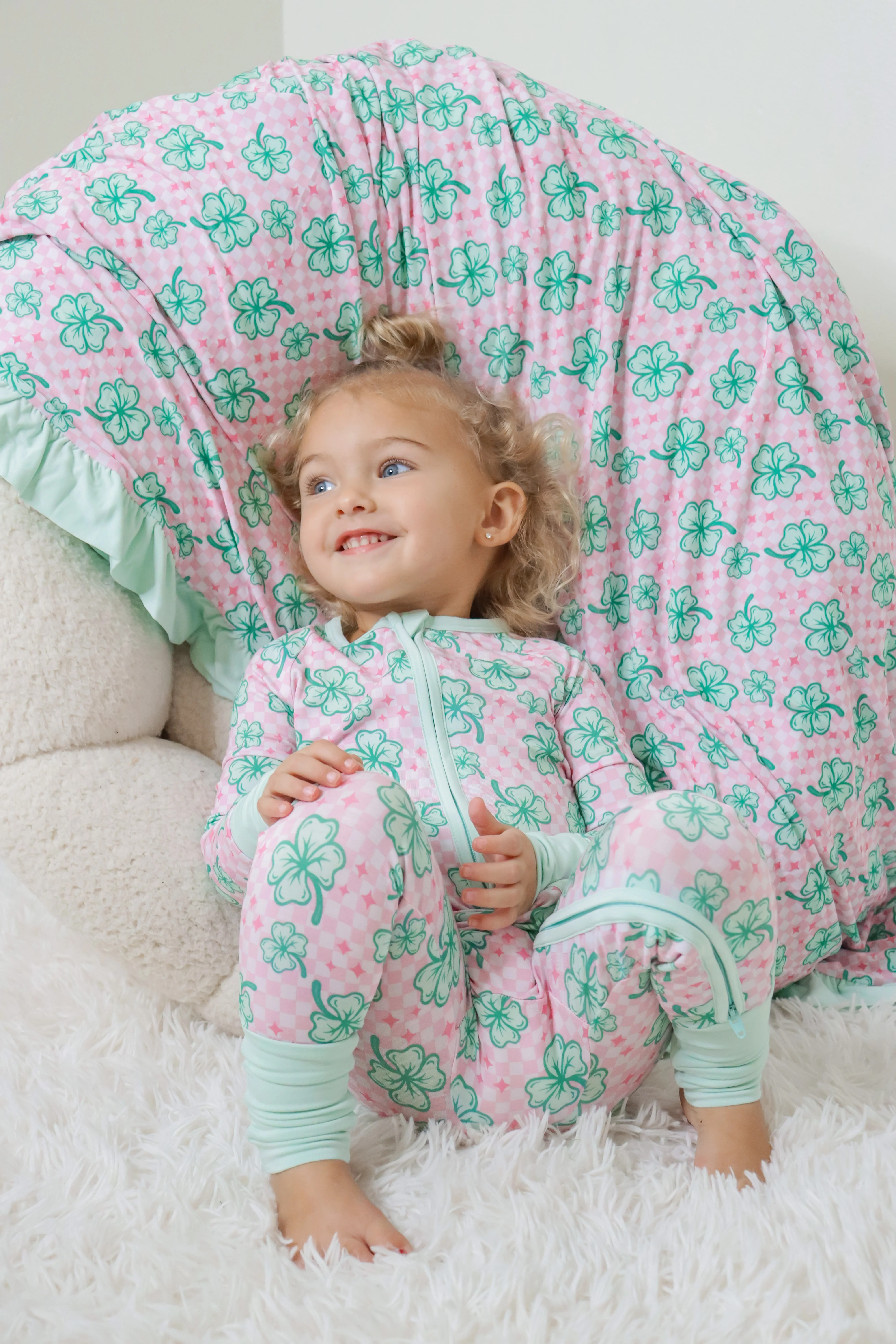 LITTLE MISS SHAMROCK DREAM ROMPER | DREAM BIG LITTLE CO