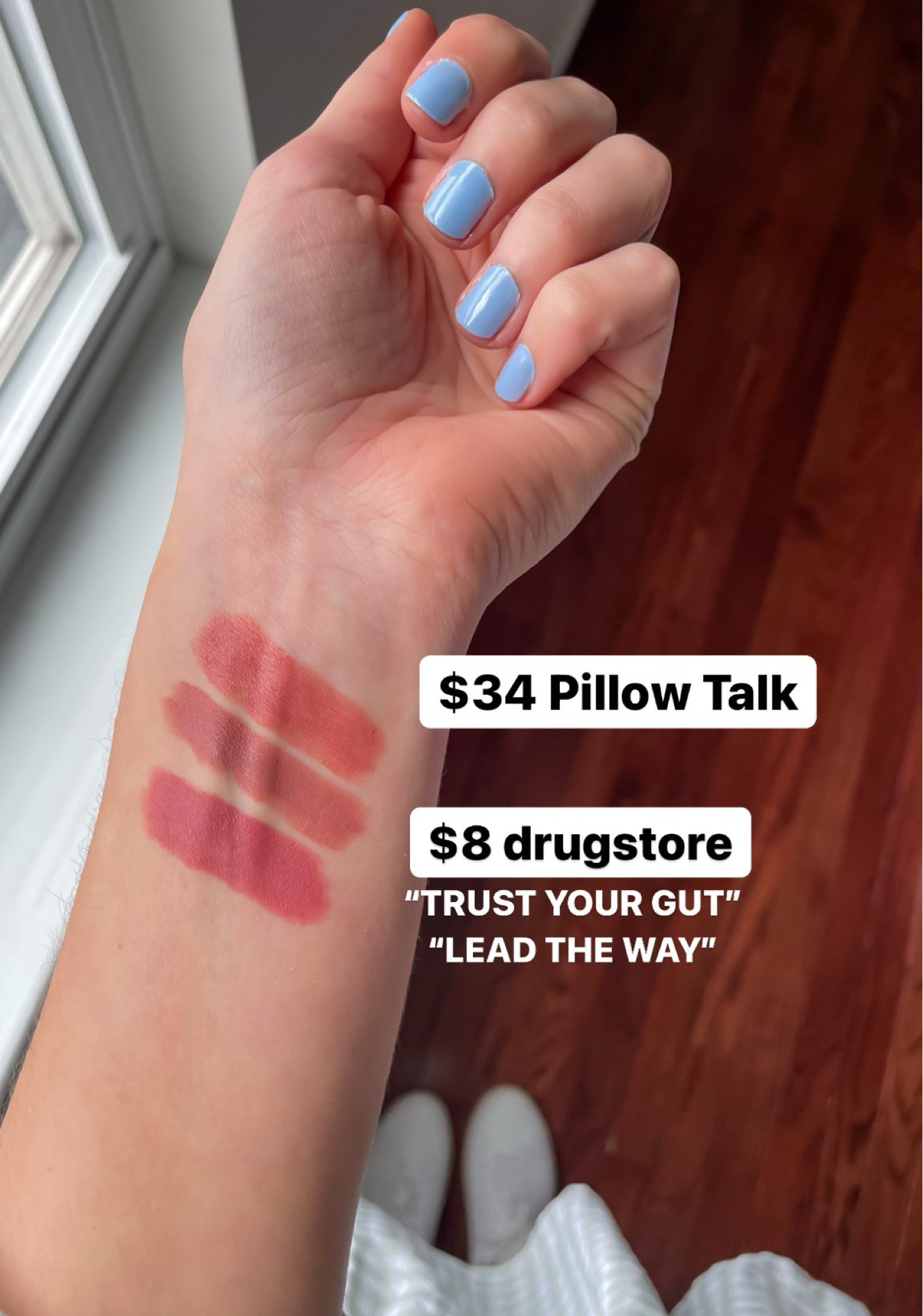 Drugstore beauty find - lipsticks that look so similar to pillow talk! 🫶🏻

Charlotte tilbury makeup // makeup find // drugstore makeup 

#LTKstyletip #LTKbeauty