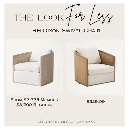 RH dupe, RH swivel chair dupe, accent chair, Amazon home 

#LTKhome