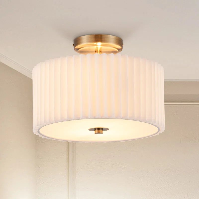 Pelayo Polyester Flush Mount | Wayfair North America