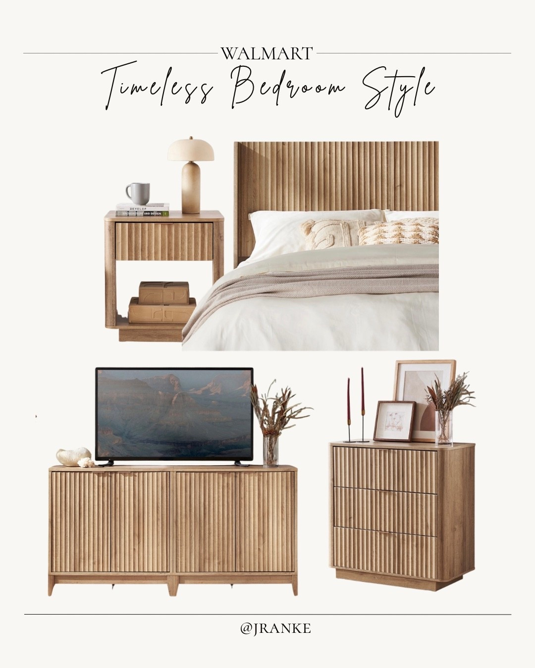 Creating a cozy bedroom starts with timeless furniture you’ll love for years. These matching Walmart finds bring warmth, texture, and that elevated designer look—all at a budget-friendly price. 🤎

Save this for your next bedroom refresh! 

#WalmartHome
#BedroomInspo
#AffordableHomeDecor
#NeutralHomeDecor

#LTKHome #LTKdayinmylife #LTKmomlife