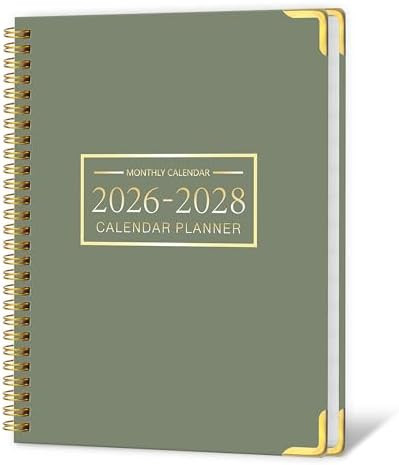 2026-2028 Monthly Planner - 3 Year Monthly Planner 2026-2028, Jan. 2026 - Dec. 2028, 8.5" x 11", ... | Amazon (US)