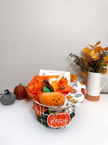 Fall and thanksgiving occasion basket. Kyte baby pumpkin books target baby girl pajamas 

#LTKSeasonal #LTKsalealert #LTKbaby