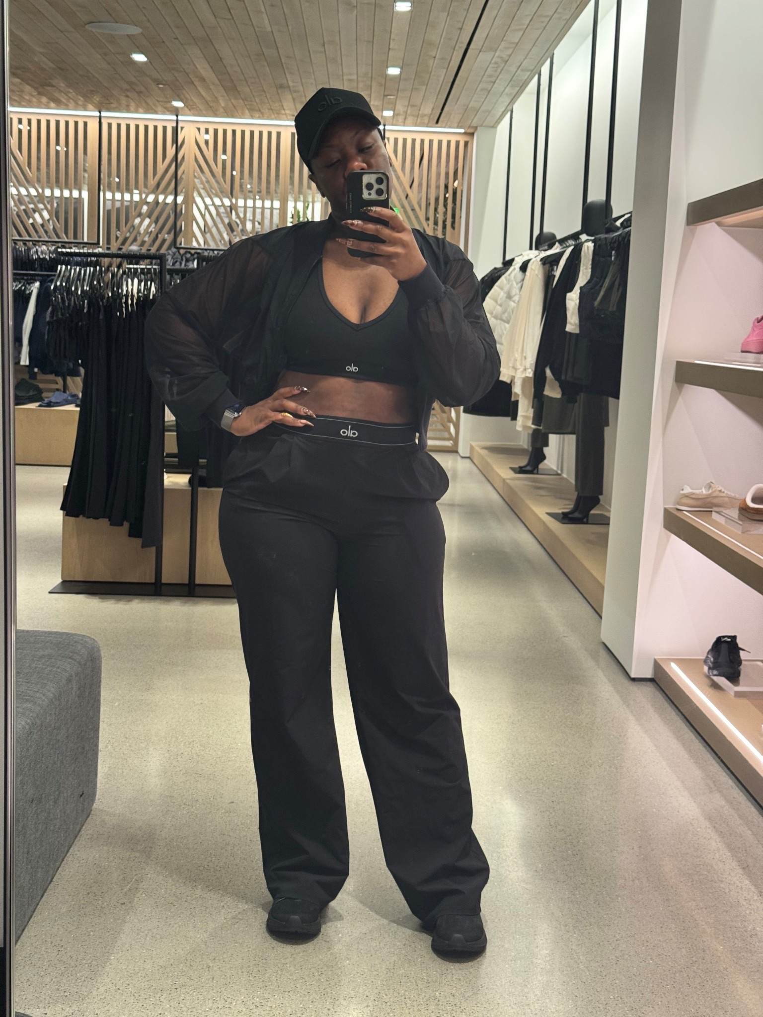 @Alo Yoga suit up trouser ootd with a sheer bomber jacket and ribbed bra.

Alo, Alo ootd, Alo style, Alo style tips, Alo yoga, Alo suit up trouser ootd, Alo suit up trouser style, all black outfit style, style tipss

#LTKdayinmylife #LTKTravel #LTKootd