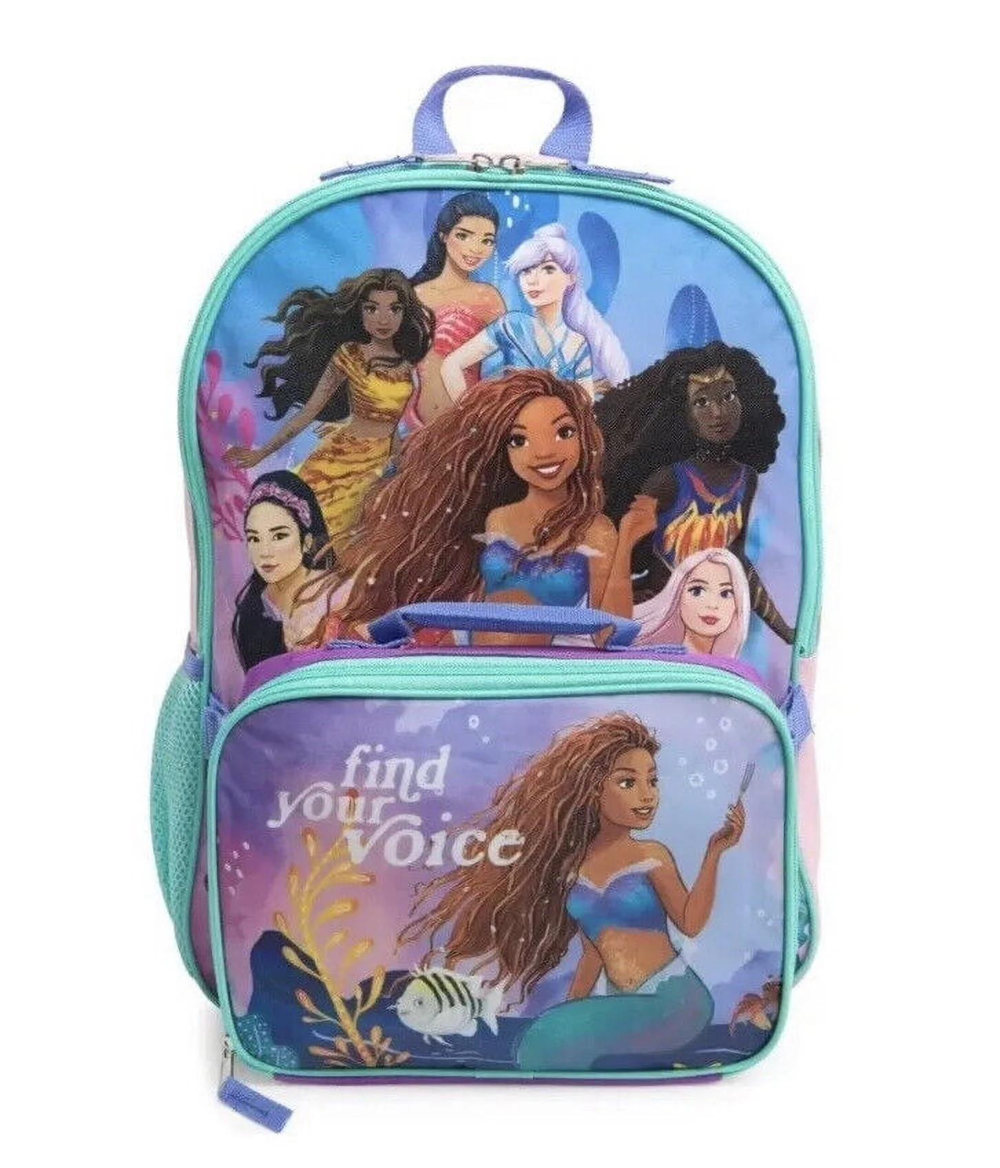 Disney The Little Mermaid Movie Backpack With Lunch Box | Walmart (US)