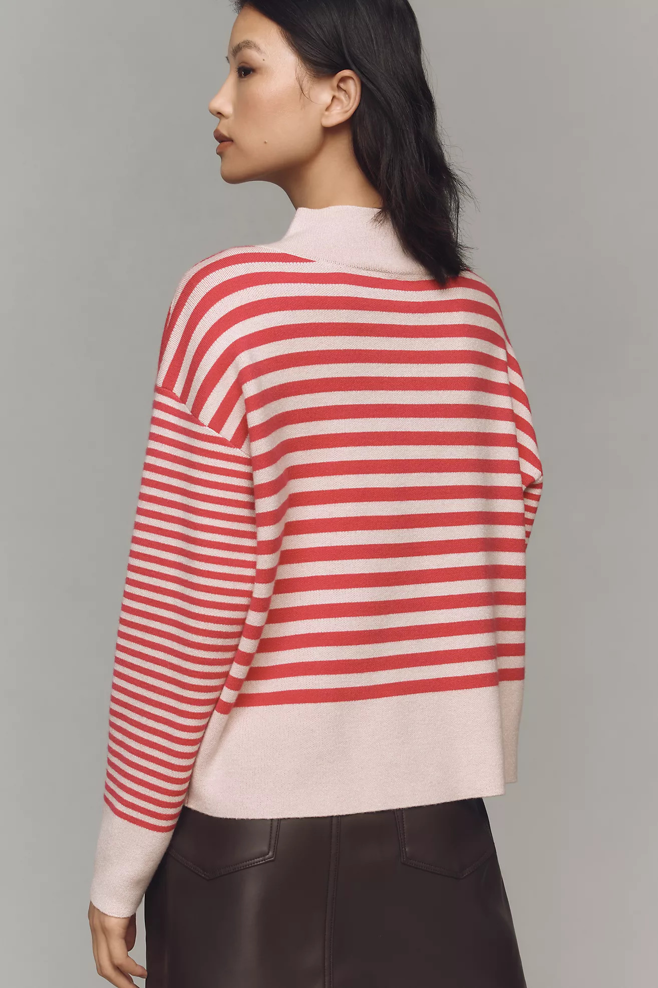The Carys Mock-Neck Sweater by Maeve | Anthropologie (US)