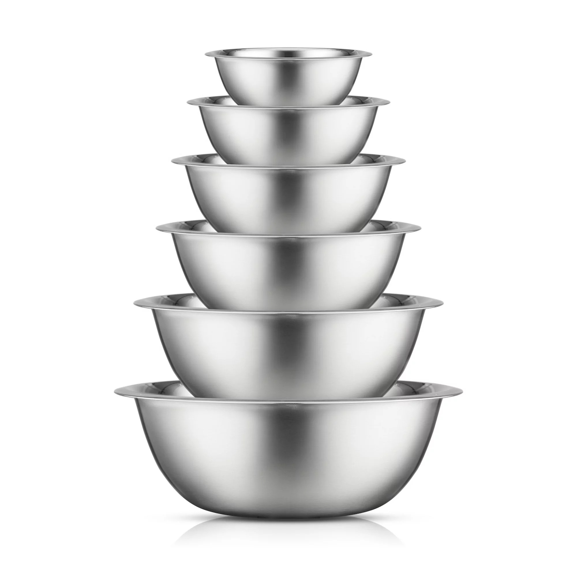 JoyJolt 6-Piece Stainless Steel Mixing Bowl Set | Kohl's