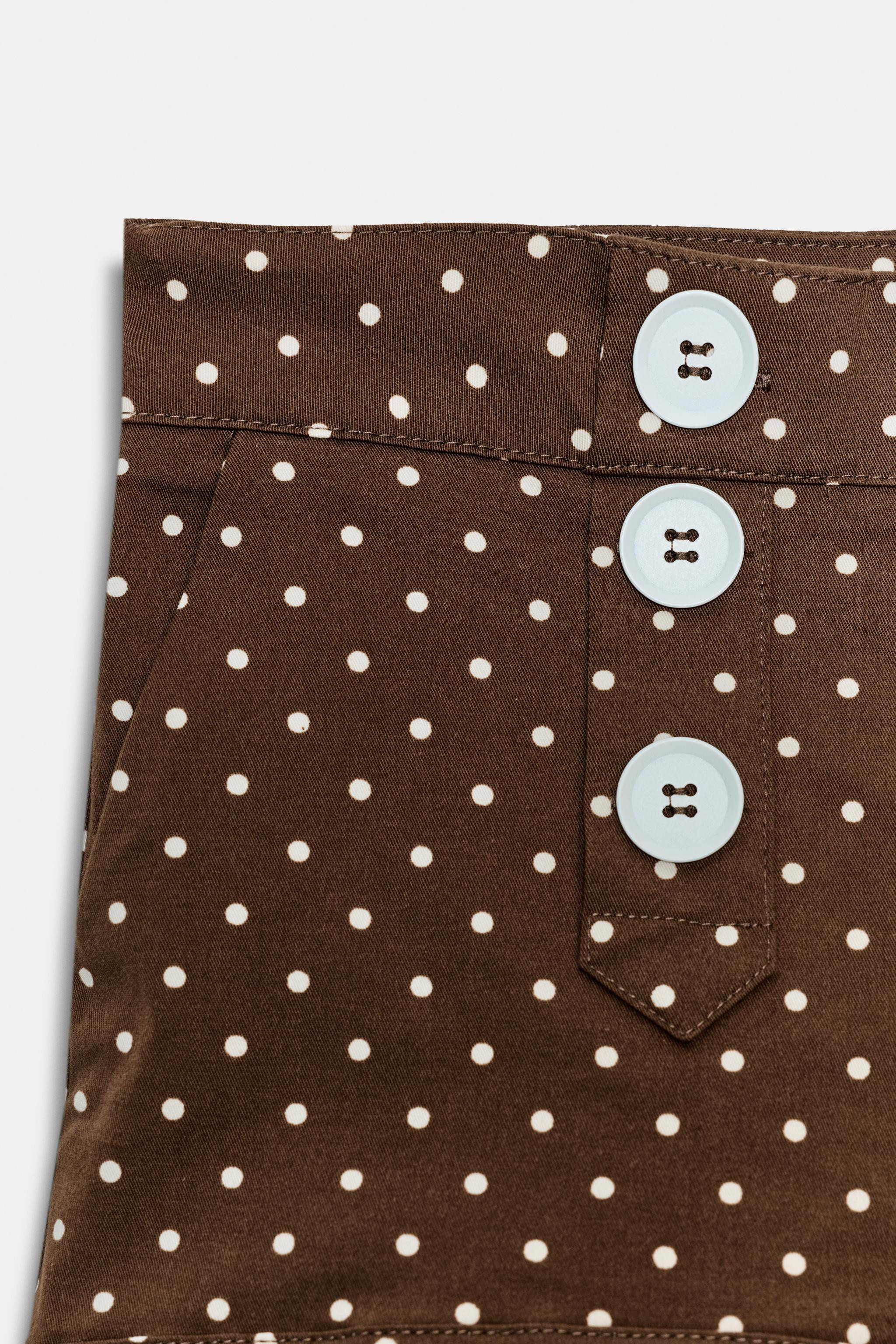 POLKA DOT MINI SHORTS | Zara US