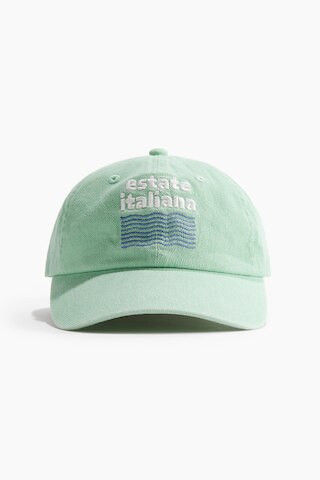 H & M - Cap aus Baumwolltwill - Mintgrün/Estate Italiana | H&M (DE, AT, CH, NL, FI)
